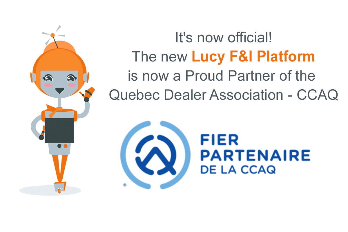 The Lucy F&I Platform is now a Quebec Dealer Association Partner!